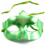 Plastic Crown Eye Mask: Metallic Green