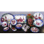 Tabasco Seafood Buffet 10.5" Dinner Plate (Set/4 Assorted)