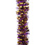Metallic Loop Tinsel Garland (Purple/Gold)