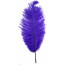 14-16" Ostrich Feathers: Purple (6)