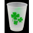 Green Shamrock Frost-Flex Cups (25)