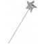 Sequin Star Wand: Silver