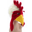 Furry Rooster Chicken Hat
