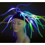 Light-Up Neon Mesh Tubes Hat