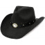 Rhinestone Cowboy Hat: Black