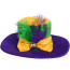 Ladies Wide Brimmed Mardi Gras Hat