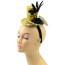 Embroidered Gold Fascinator
