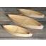 Wooden Pirogues (Set of 3): 13"-18"