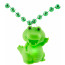 Light Up Alligator Necklace On Green Beads