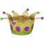 Mardi Gras Glitter Crowns (Set of 2)