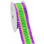 2" Metallic Mardi Gras Ruffle Ribbon (10 Yards)