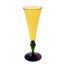 Acrylic Mardi Gras Champagne Flute