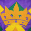 PGG Crowned Fleur de Lis Large Flag