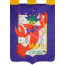 Mardi Gras Jester Crawfish Large Flag