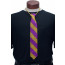 Beaded Necktie: Purple & Gold