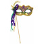 Royal Glittered Eye Mask on Stick
