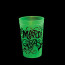 Plastic Glow In The Dark Mardi Gras Cups (12)