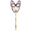 Venetian Purple Stick Mask