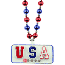 Flashing USA Necklace