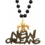 Black & Gold New Orleans Necklace