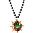 Alligator Pirate Wheel Bead Necklace