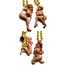 Pin-Up Girl Necklaces (Set of 4)