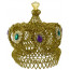 Gold Wire Mesh Crown Decoration