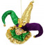 Mardi Gras Jester Head Ornament