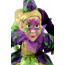 20" Elegant Mardi Gras Jester Doll