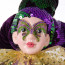 22" Deluxe Mardi Gras Masked Jester Doll