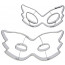 Cookie Cutter: Mardi Gras Mask 4"