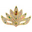 Jeweled Mardi Gras Mask Candle Pin
