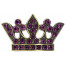 Jeweled Crown Candle Pin