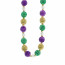 Mardi Gras Berry Bead Necklace: PGG W Pearl