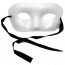 Paper Mache Eye Mask: White