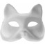 Unpainted Paper Mache Cat Mask