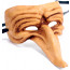 Zanni Mask: Antique Honey