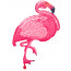 Pink Flamingo Mylar Balloon
