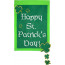Happy St. Patrick's Day Large Flag