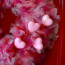 55MM Glitter Foam Solid Heart Pick (Set of 6): Pink