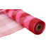 21" Poly Deco Mesh: Red/Pink Check