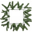 15-24" Square Work Wreath Form: Green