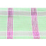 21" Poly Deco Mesh: Lime/Pink Plaid