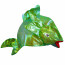 Iridescent Fish Hat: Green