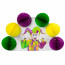 Juggling Jester Mardi Gras Pop-Over Centerpiece (10")