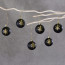 2.5"Fleur De Lis Ornaments: Black & Gold (Box of 6)