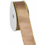 2.5" Bronze Gold Metallic Ribbon (50 Yards)