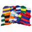 Assorted Felt Striped Stovepipe Hats (12)
