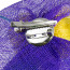 Mardi Gras Sinamay Flower Hair Clip/Pin