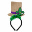 Mardi Gras Glitter Top Hat Headband 